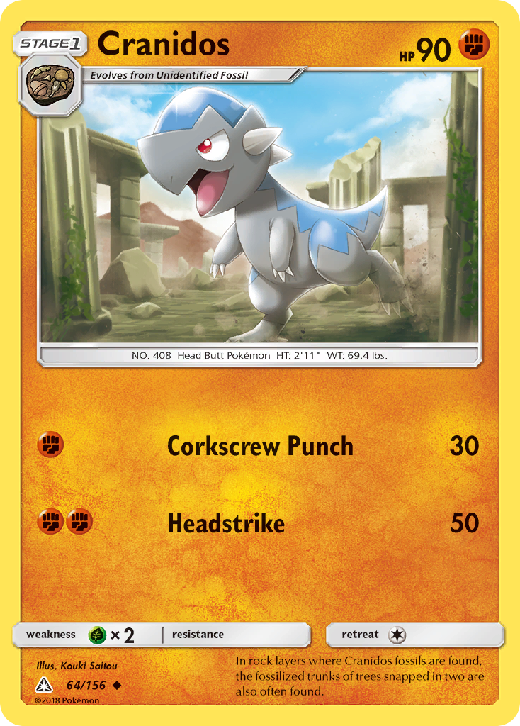 Cranidos - 64/156 - Ultra Prism SM5 - Uncommon