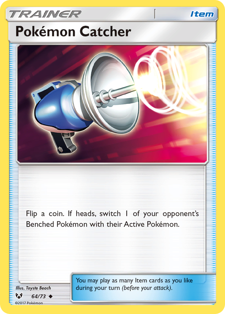 Pokémon Catcher - 64/73 - Shining Legends SM35 - Uncommon
