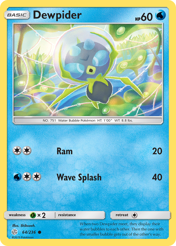 Dewpider - 64/236 - Cosmic Eclipse SM12 - Common