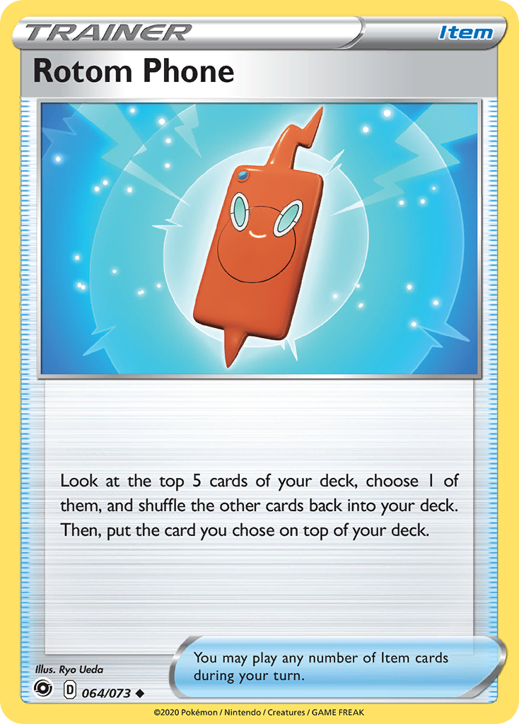 Rotom Phone - 64/73 - Champion's Path SWSH35 - Uncommon