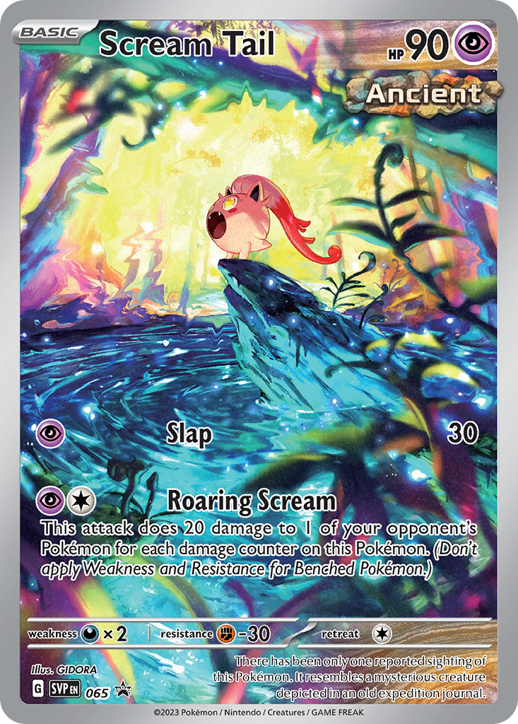 Scream Tail - 65/215 - Scarlet & Violet Black Star Promos SVP - Promo