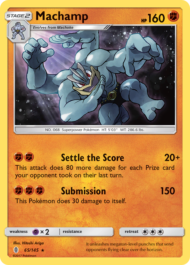 Machamp - 65/145 - Guardians Rising SM2 - Rare Holo