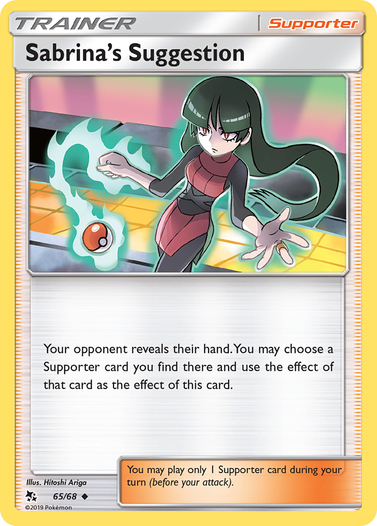 Sabrina's Suggestion - 65/68 - Hidden Fates SM115 - Uncommon