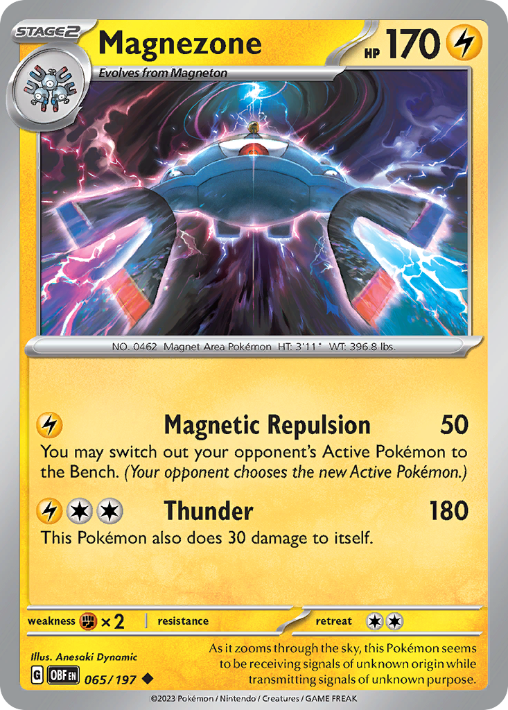 Magnezone - 65/197 - Obsidian Flames SV3 - Uncommon