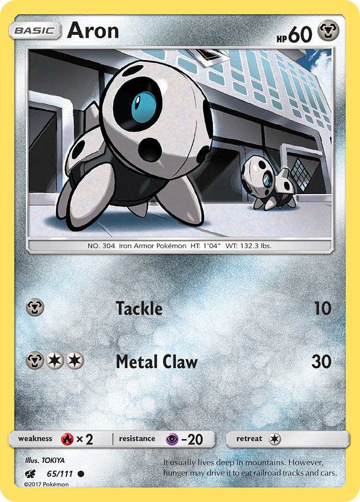 Aron - 65/111 - Crimson Invasion SM4 - Common