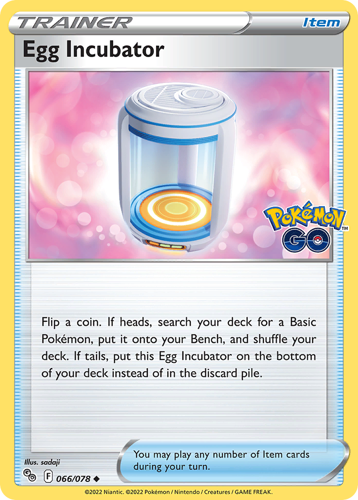 Egg Incubator - 66/78 - Pokémon GO PGO - Uncommon
