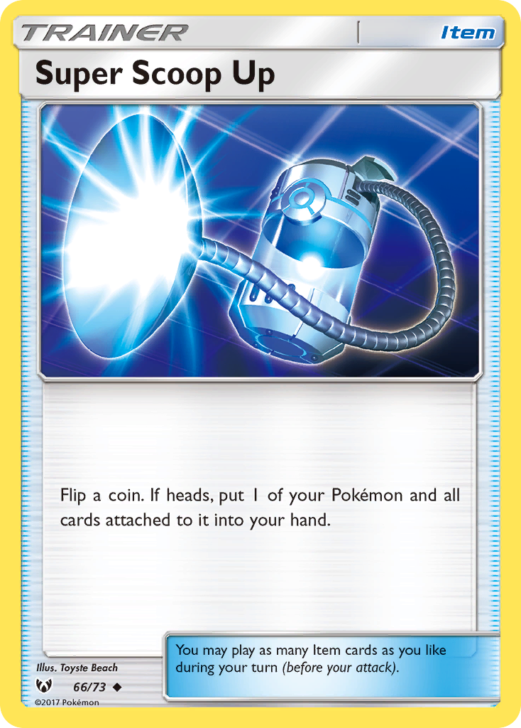 Super Scoop Up - 66/73 - Shining Legends SM35 - Uncommon