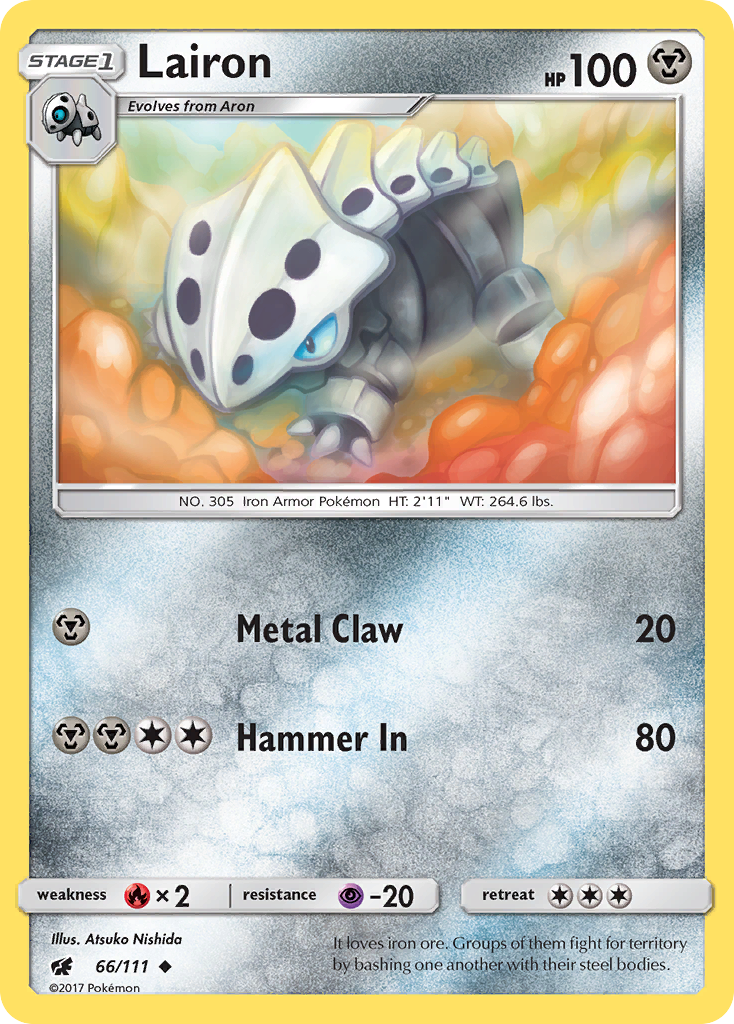 Lairon - 66/111 - Crimson Invasion SM4 - Uncommon