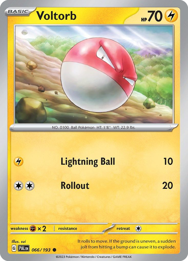 Voltorb - 66/193 - Paldea Evolved SV2 - Common