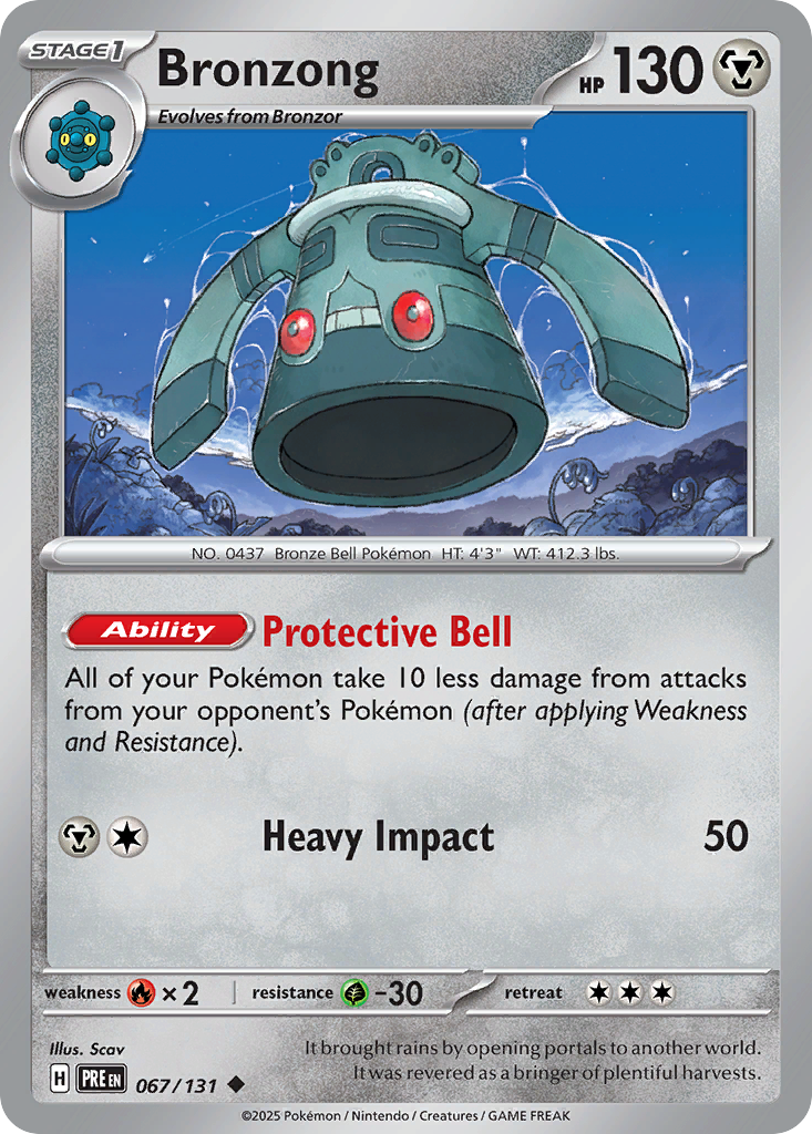 Bronzong - 67/131 - Prismatic Evolutions SV8PT5 - Uncommon