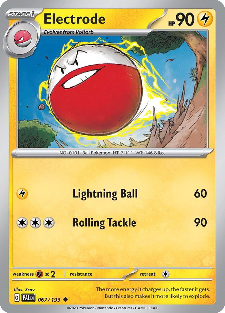 Electrode - 67/193 - Paldea Evolved SV2 - Uncommon