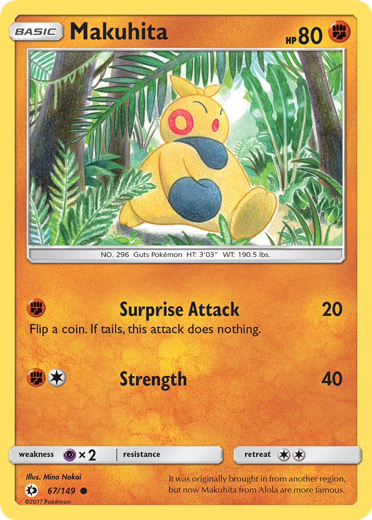 Makuhita - 67/149 - Sun & Moon SM1 - Common