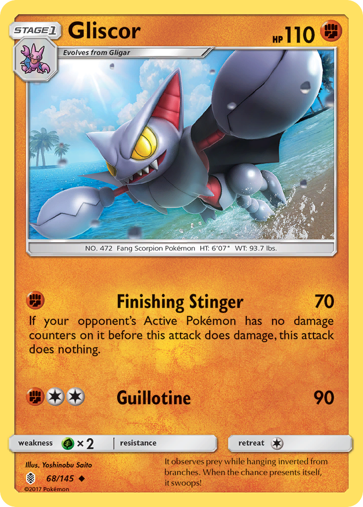 Gliscor - 68/145 - Guardians Rising SM2 - Uncommon