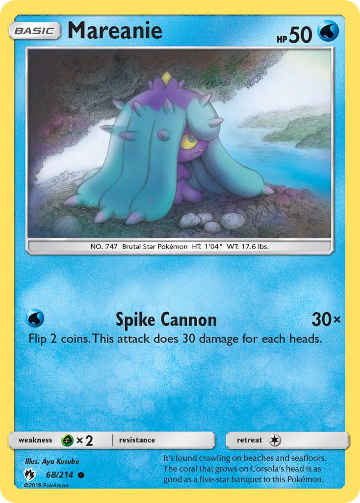 Mareanie - 68/214 - Lost Thunder SM8 - Common
