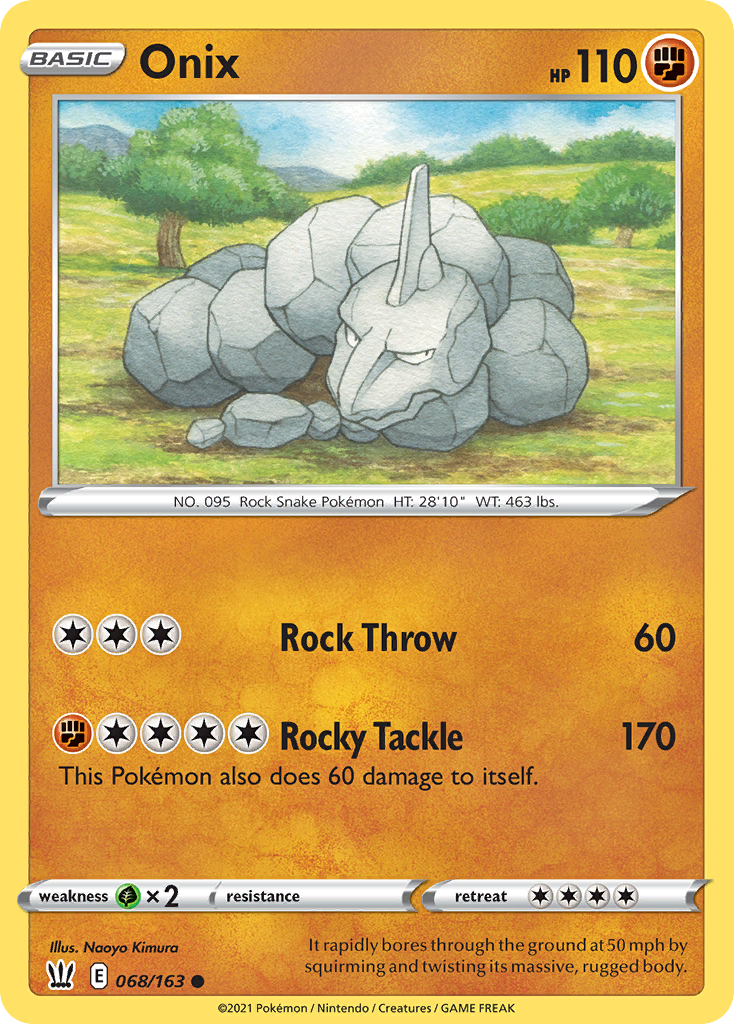 Onix - 68/163 - Battle Styles SWSH5 - Common