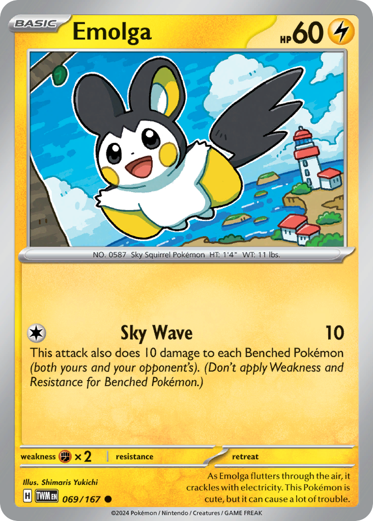 Emolga - 69/167 - Twilight Masquerade SV6 - Common