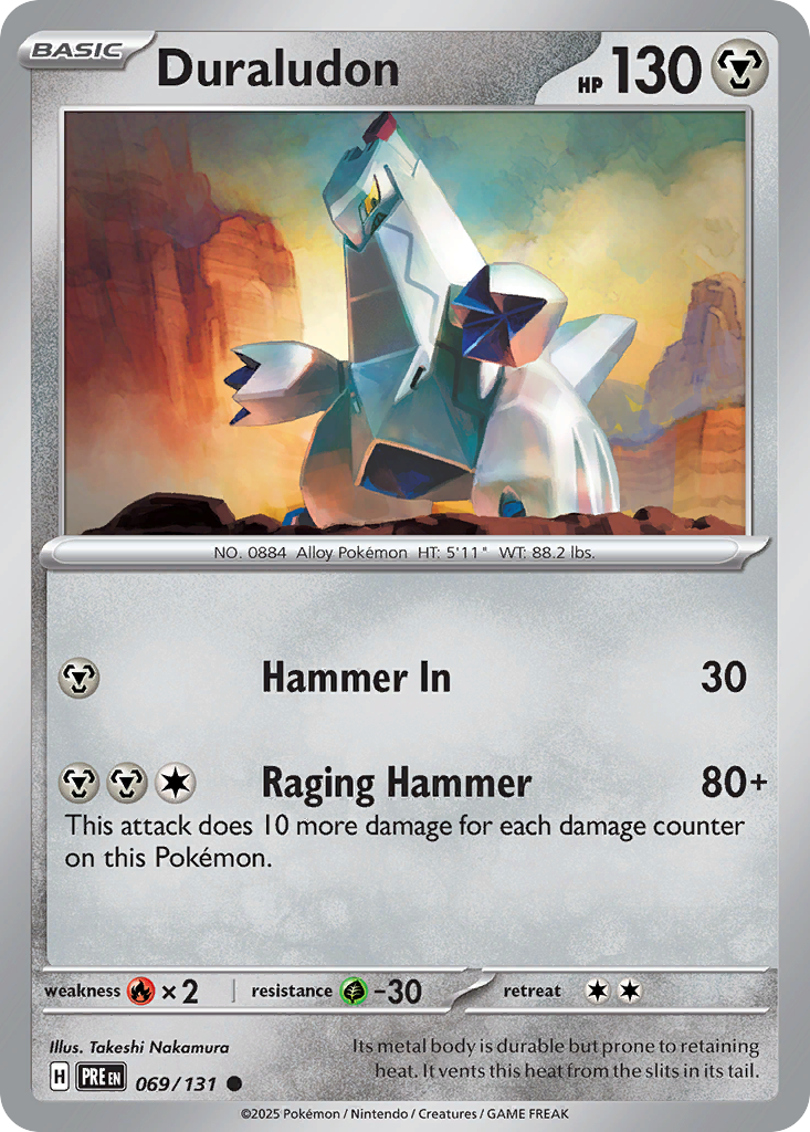 Duraludon - 69/131 - Prismatic Evolutions SV8PT5 - Common