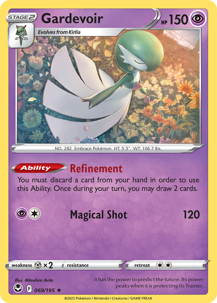Gardevoir - 69/195 - Silver Tempest SWSH12 - Rare
