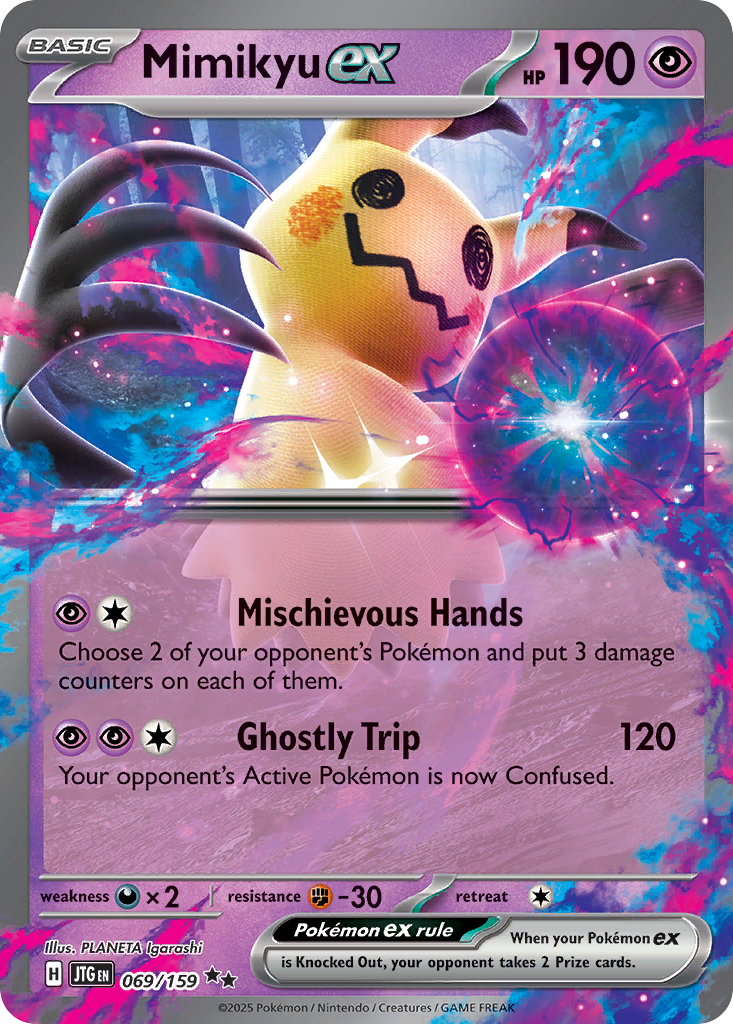 Mimikyu ex - 69/159 - Journey Together SV9 - Double Rare