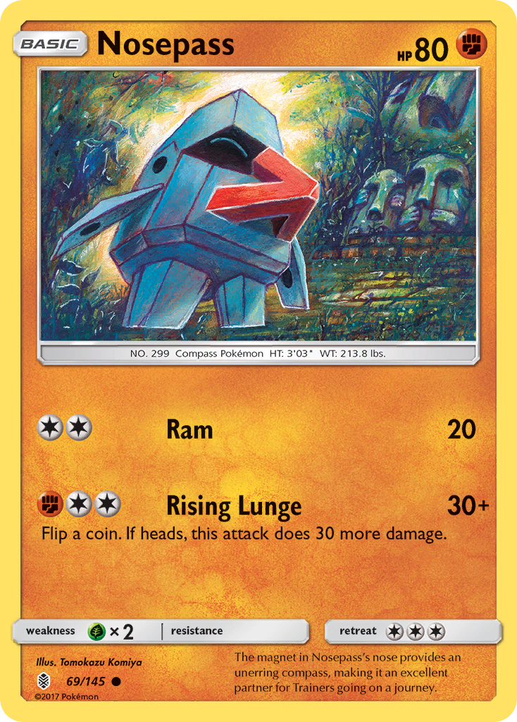 Nosepass - 69/145 - Guardians Rising SM2 - Common