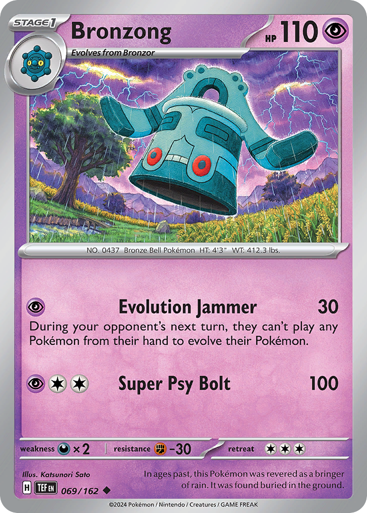 Bronzong - 69/162 - Temporal Forces SV5 - Uncommon
