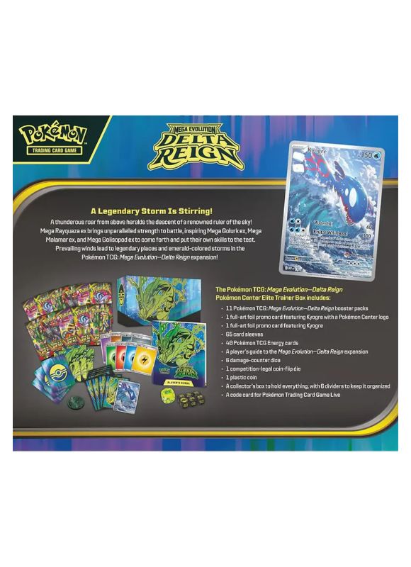 (Preventa 06/11) Pokemon TCG: Delta Reign Elite Trainer Box INGLES (Mega Evolutions)