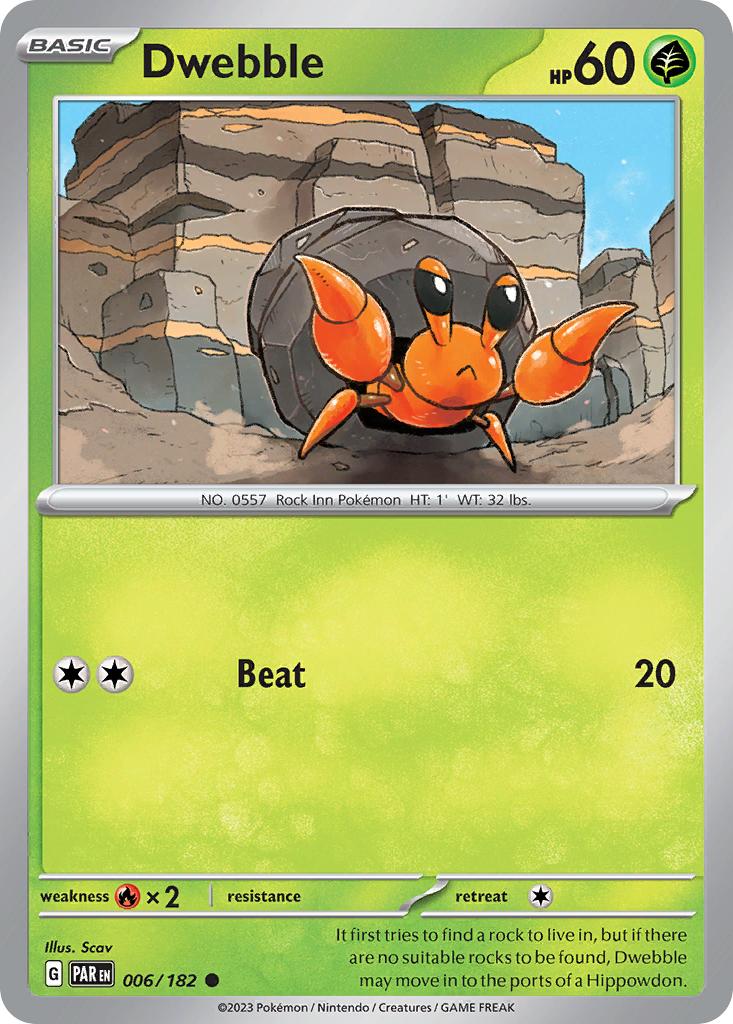 Dwebble - 6/182 - Paradox Rift SV4 - Common
