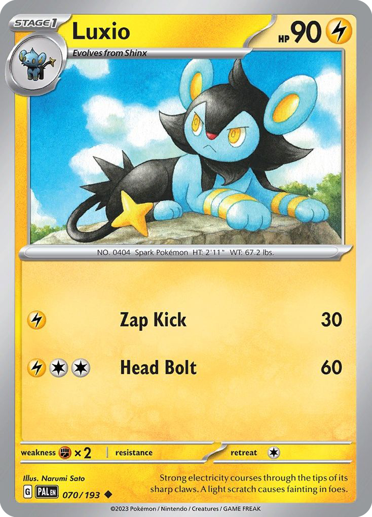 Luxio - 70/193 - Paldea Evolved SV2 - Uncommon