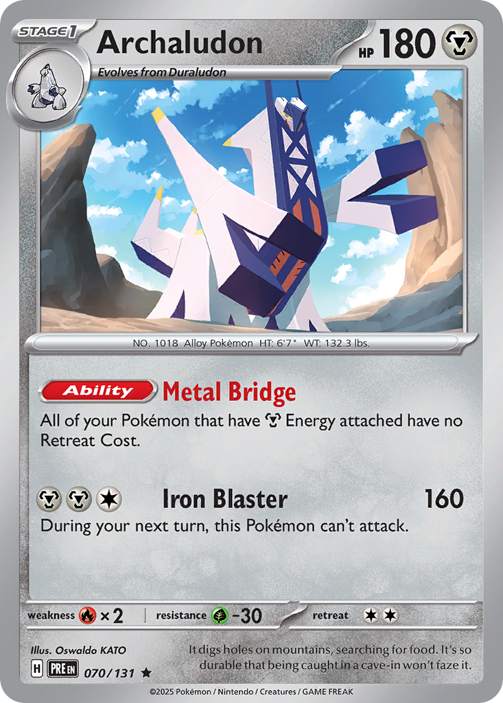 Archaludon - 070/131 - Prismatic Evolutions SV8PT5 - rare