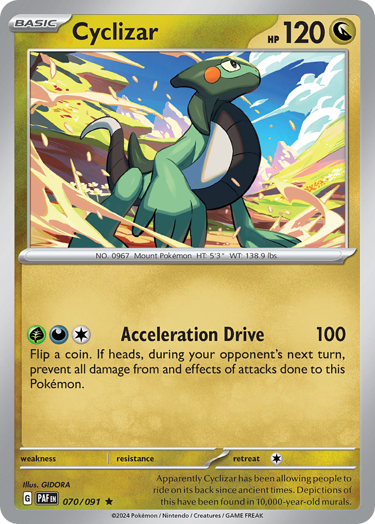 Cyclizar - 70/91 - Paldean Fates SV4PT5 - Rare