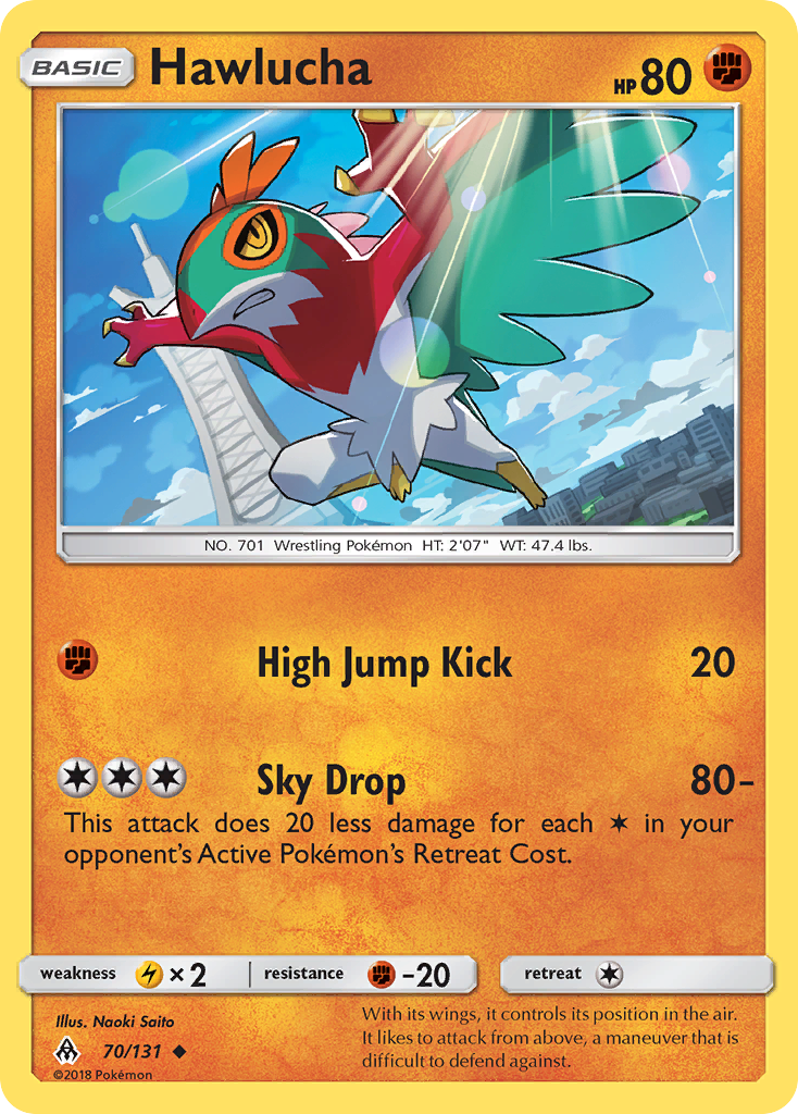 Hawlucha - 70/131 - Forbidden Light SM6 - Uncommon
