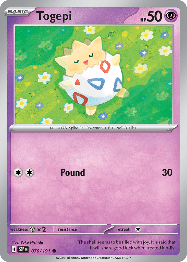 Togepi - 70/191 - Surging Sparks - Common