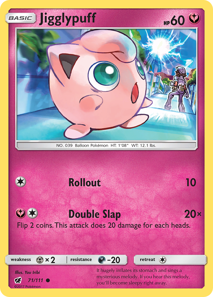 Jigglypuff - 71/111 - Crimson Invasion SM4 - Common