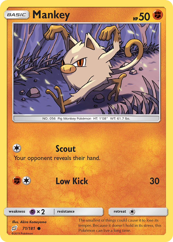 Mankey - 71/181 - Team Up SM9 - Common