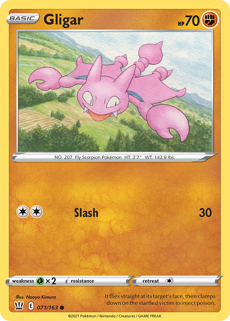 Gligar - 71/163 - Battle Styles SWSH5 - Common