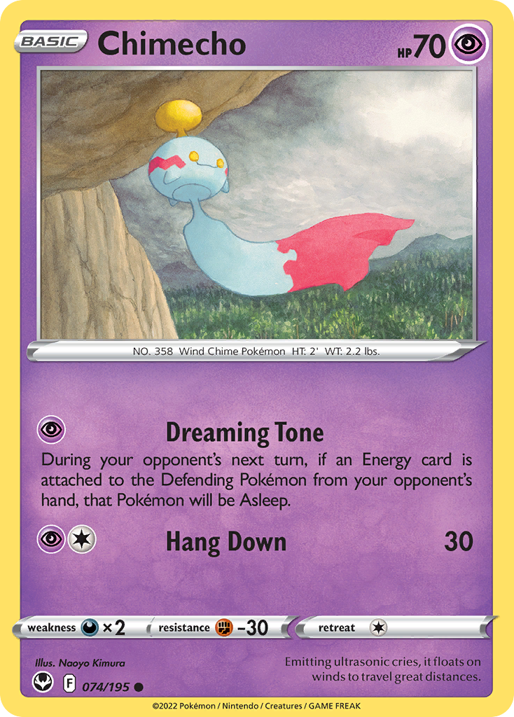 Chimecho - 74/195 - Silver Tempest SWSH12 - Common