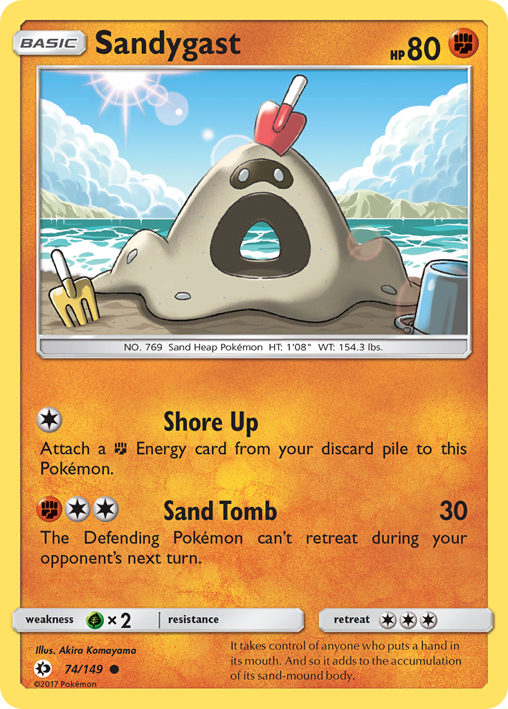 Sandygast - 74/149 - Sun & Moon SM1 - Common