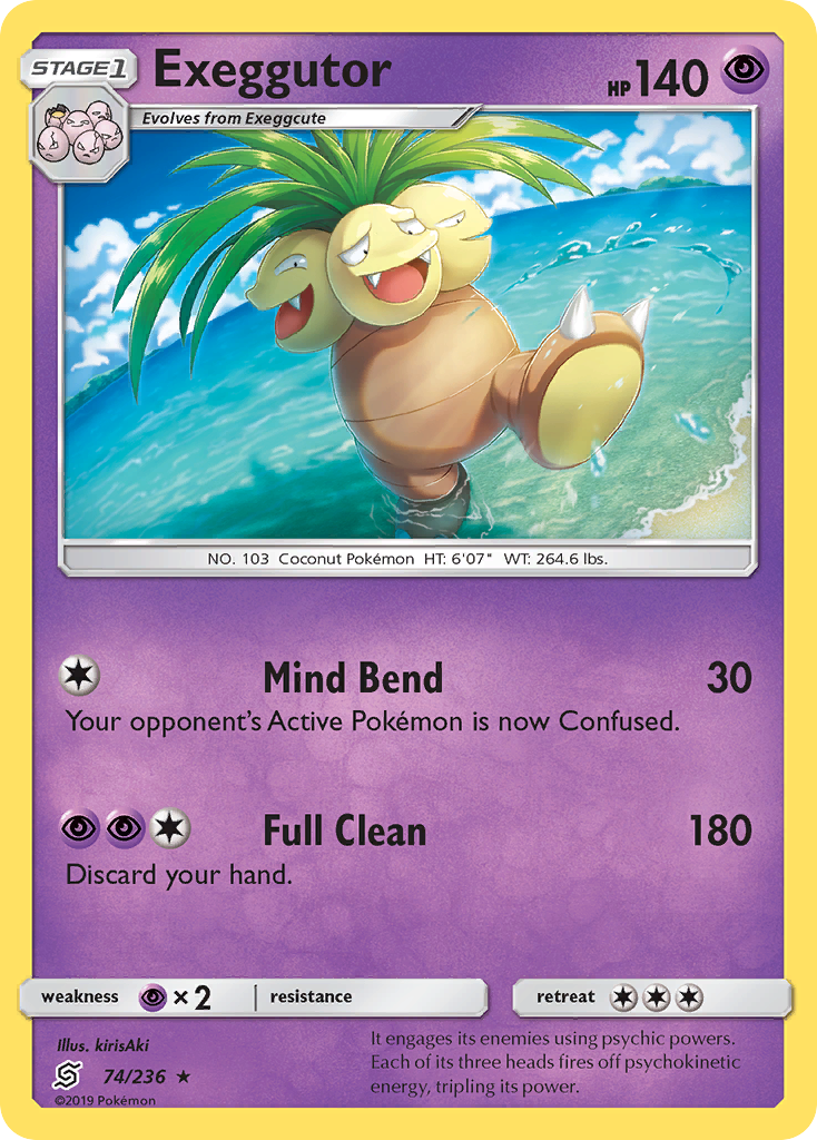 Exeggutor - 74/236 - Unified Minds SM11 - Rare