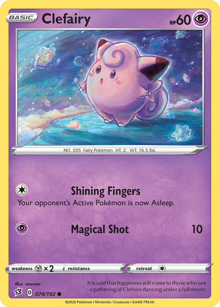Clefairy - 74/192 - Rebel Clash SWSH2 - Common