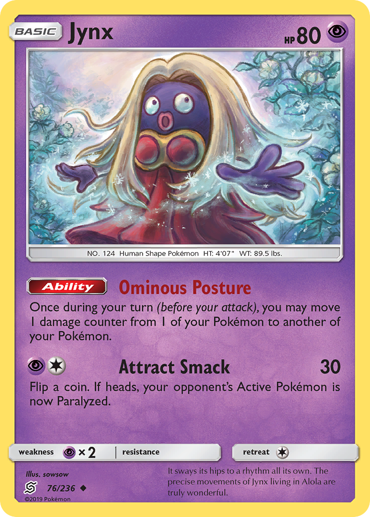 Jynx - 76/236 - Unified Minds SM11 - Uncommon