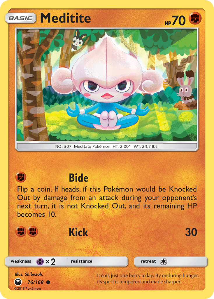 Meditite - 76/168 - Celestial Storm SM7 - Common