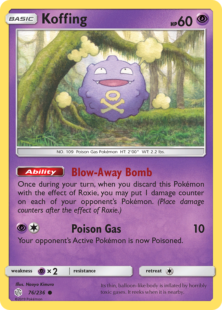 Koffing - 76/236 - Cosmic Eclipse SM12 - Common
