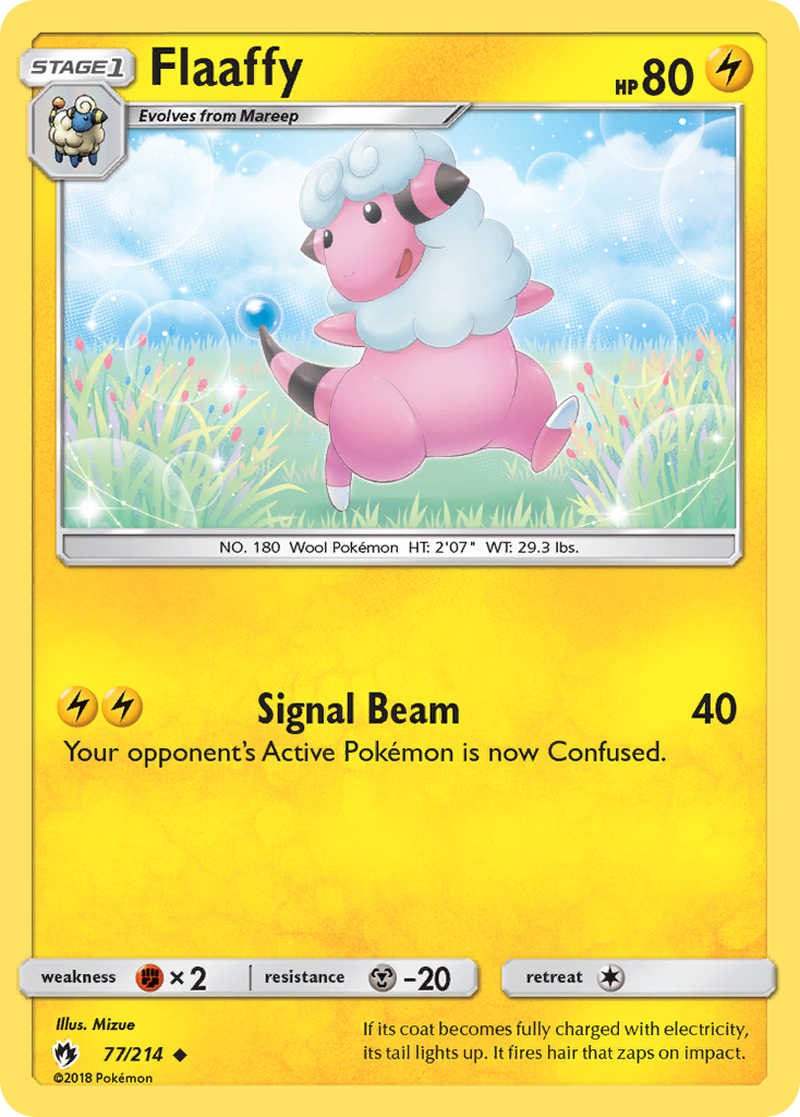 Flaaffy - 77/214 - Lost Thunder SM8 - Uncommon