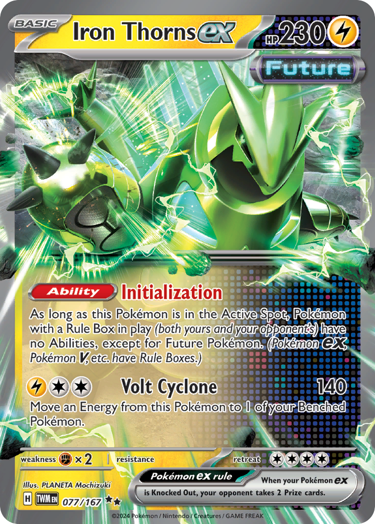 Iron Thorns ex - 77/167 - Twilight Masquerade SV6 - Double Rare