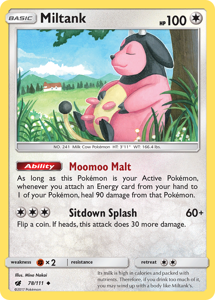 Miltank - 78/111 - Crimson Invasion SM4 - Uncommon