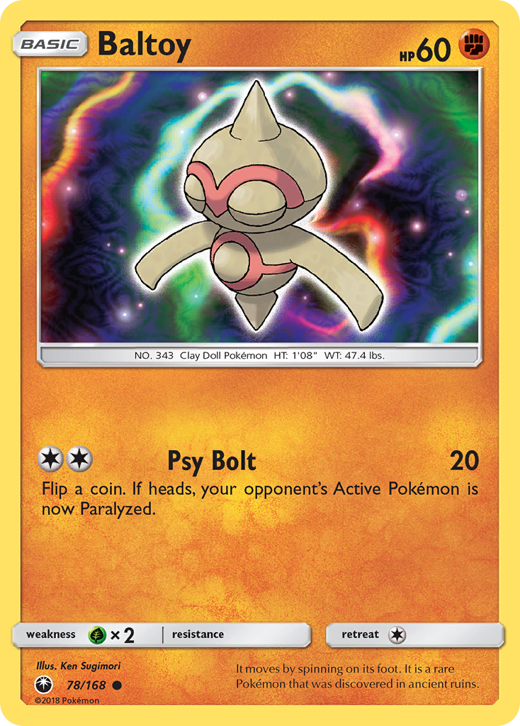 Baltoy - 78/168 - Celestial Storm SM7 - Common
