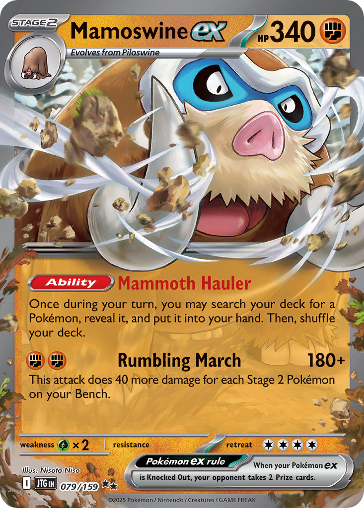 Mamoswine ex - 79/159 - Journey Together SV9 - Double Rare