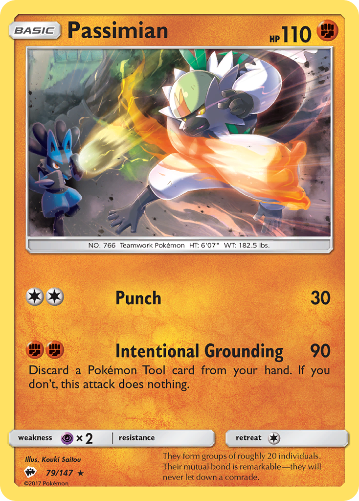 Passimian - 79/147 - Burning Shadows SM3 - Rare