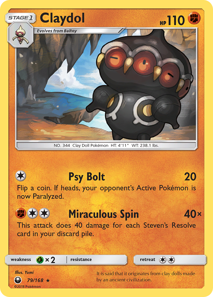 Claydol - 79/168 - Celestial Storm SM7 - Rare