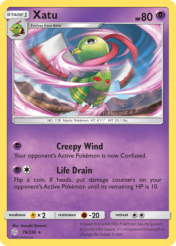 Xatu - 79/236 - Cosmic Eclipse SM12 - Rare